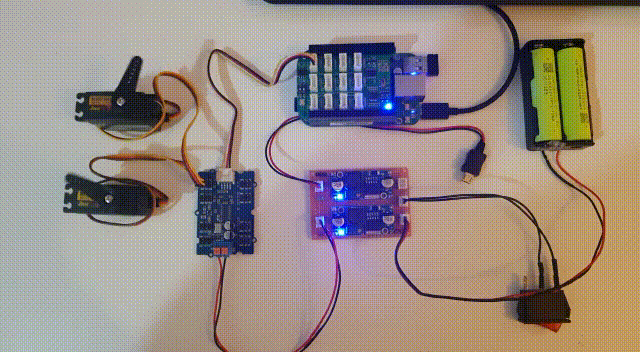 Servos in action